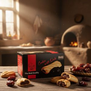جعبه بیسکوییت خرمایی